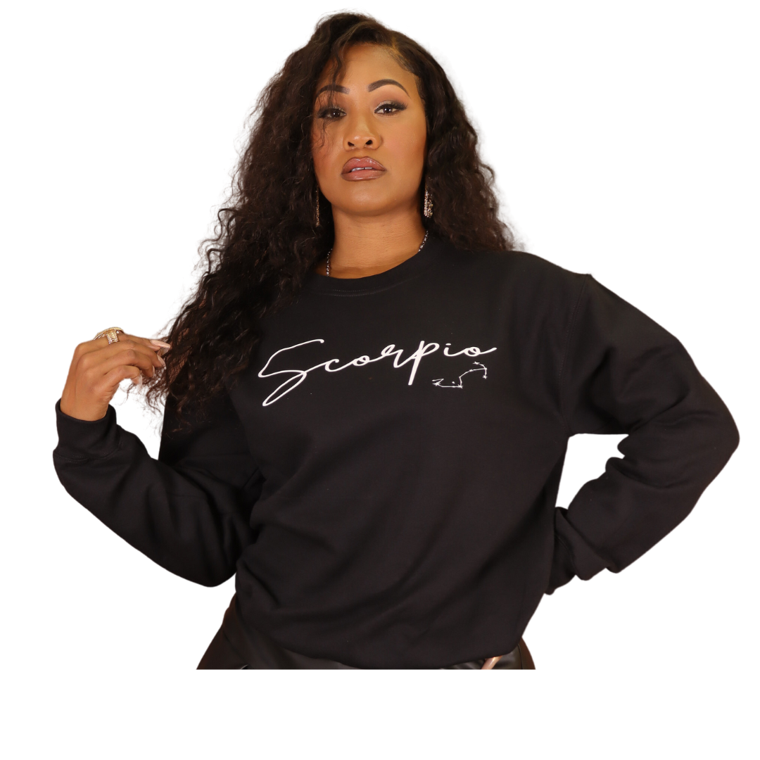 お中元 お歳暮 お年賀 夏 冬 年末年始のご挨拶 ギフト 通販な Luxe Zodiac Sweatshirt – Glam Luxe Fitness トップス