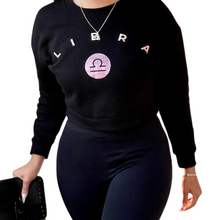 Load image into Gallery viewer, Zodiac Cropped Sweatshirt