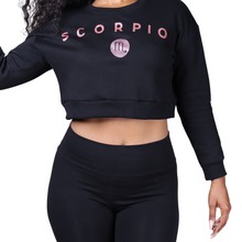 Load image into Gallery viewer, Zodiac Cropped Sweatshirt