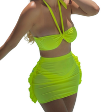 Load image into Gallery viewer, Totally Neon Bikini Set- Yellow