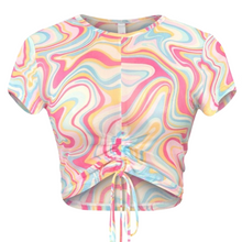 Load image into Gallery viewer, Cali Swirl Crop Top