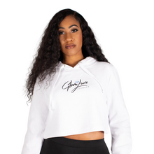 Load image into Gallery viewer, Cropped Hoodie (White)