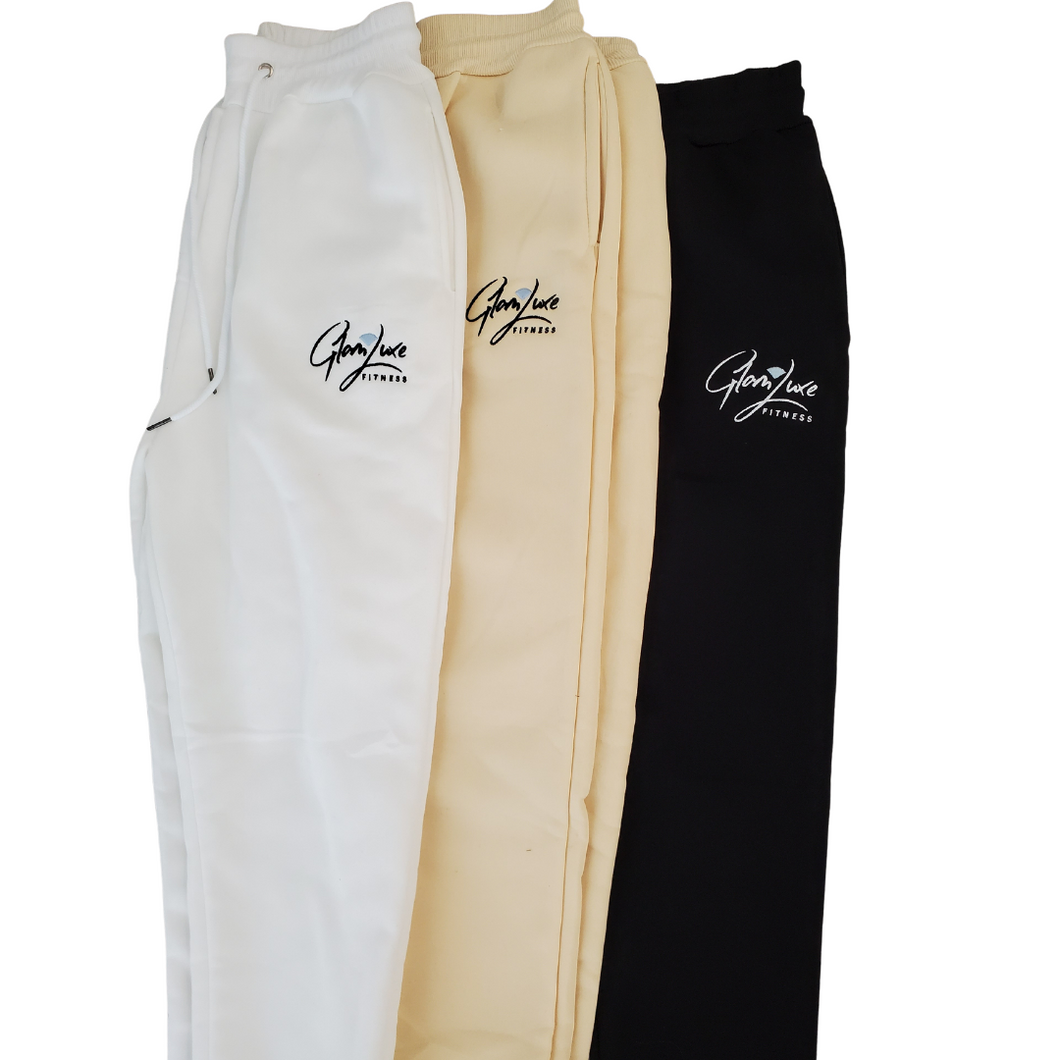 Signature Joggers- White