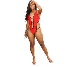 Load image into Gallery viewer, Beverly Hills Monokini Red